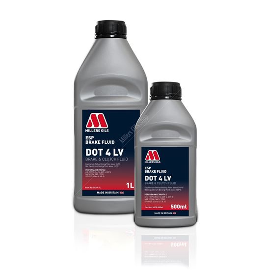 Millers Oils ESP Brake Fluid DOT 4 LV